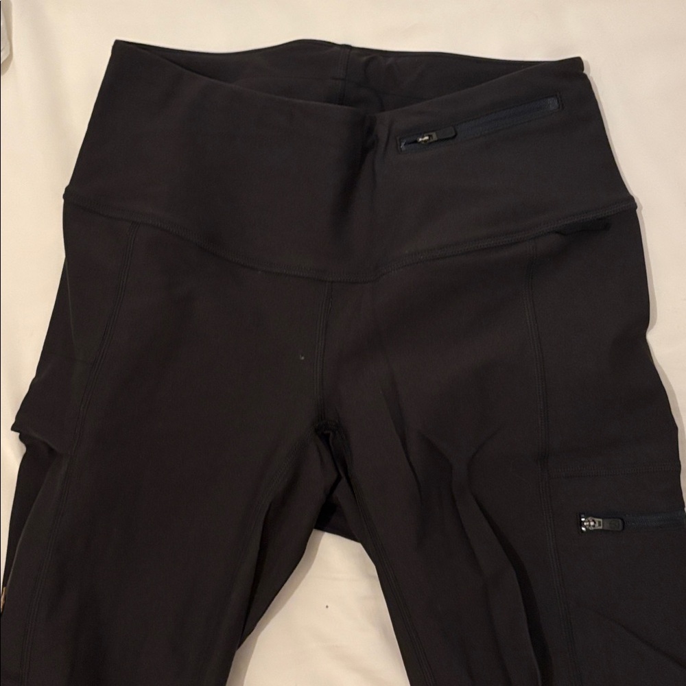 Black/Dark Grey Abisko Trekking Tights - Picture 2 of 3